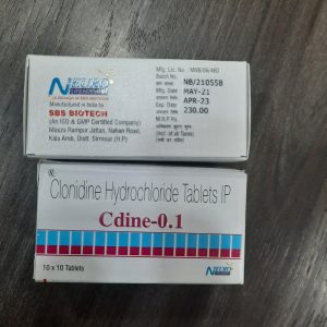 Clonidine 0.1mg – For Blood Pressure & ADHD Off-Label