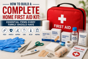 Read more about the article How to Build a Complete Home First Aid Kit: Essential Items Every Family Should Have
